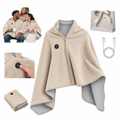 CozyWarmth Heated Shawl Wrap